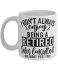 Funny Sales Consultant Mug I Dont Always Enjoy Being a Retired Sales Consultant Oh Wait Yes I Do Coffee Cup White
