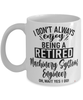 Funny Machinery Systems Engineer Mug I Dont Always Enjoy Being a Retired Machinery Systems Engineer Oh Wait Yes I Do Coffee Cup White