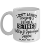 Funny Obstetric And Gynecological Surgeon Mug I Dont Always Enjoy Being a Retired OBGYN Surgeon Oh Wait Yes I Do Coffee Cup White