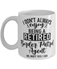 Funny Border Patrol Agent Mug I Dont Always Enjoy Being a Retired Border Patrol Agent Oh Wait Yes I Do Coffee Cup White