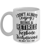 Funny Turbine Technician Mug I Dont Always Enjoy Being a Retired Turbine Tech Oh Wait Yes I Do Coffee Cup White