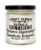 Funny Aerospace Engineering and Operations Technician Candle I Dont Always Enjoy Being a Retired Aerospace Engineering and Operations Tech Oh Wait Yes I Do 9oz Vanilla Scented Candles Soy Wax