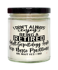 Funny Adult-Gerontology Acute Care Nurse Practitioner Candle I Dont Always Enjoy Being a Retired Adult-Gerontology Acute Care NP Oh Wait Yes I Do 9oz Vanilla Scented Candles Soy Wax