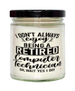 Funny Computer Technician Candle I Dont Always Enjoy Being a Retired Computer Tech Oh Wait Yes I Do 9oz Vanilla Scented Candles Soy Wax