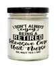 Funny Intensive Care Unit (ICU) Nurse Candle I Dont Always Enjoy Being a Retired Intensive Care Unit (ICU) Nurse Oh Wait Yes I Do 9oz Vanilla Scented Candles Soy Wax