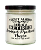 Funny Licensed Practical Nurse (LPN) Candle I Dont Always Enjoy Being a Retired Licensed Practical Nurse (LPN) Oh Wait Yes I Do 9oz Vanilla Scented Candles Soy Wax