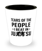 Funny Jujitsuka Shot Glass Tears Of The People I Beat In Jujutsu