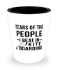 Funny Kiteboarder Shot Glass Tears Of The People I Beat In Kiteboarding