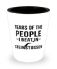 Funny Steinstossen Shot Glass Tears Of The People I Beat In Steinstossen
