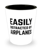 Funny Easily Distracted By Airplanes