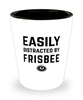 Funny Frisbee Shot Glass Easily Distracted By Frisbee