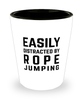 Funny Rope Jumping Shot Glass Easily Distracted By Rope Jumping