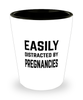 Funny Midwife Shot Glass Easily Distracted By Pregnancies