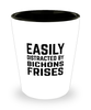 Funny Bichons Frises Shot Glass Easily Distracted By Bichons Frises