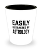 Funny Astrologer Shot Glass Easily Distracted By Astrology