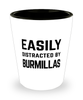 Funny Burmillas Shot Glass Easily Distracted By Burmillas
