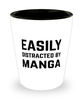 Funny Manga Shot Glass Easily Distracted By Manga
