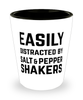 Funny Salt And Pepper Shakers Shot Glass Easily Distracted By Salt And Pepper Shakers