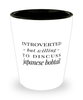 Funny Cat Shot Glass Introverted But Willing To Discuss Japanese Bobtails