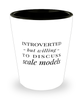 Funny Shot Glass Introverted But Willing To Discuss Scale Models