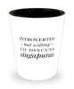 Funny Singapuras Cat Shot Glass Introverted But Willing To Discuss Singapuras