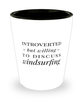 Funny Windsurfer Shot Glass Introverted But Willing To Discuss Windsurfing