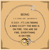 Sarcastic Landscape Architect Gifts, Birthday Christmas Unique Sunflower Bracelet For Landscape Architect for Coworkers, Men, Women, Friends Being Landscape Architect is Easy. It's Like Riding A Bike Except The Bike Is On Fire. You Are On Fire. Everything