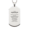 Inspirational Goddaughter Gifts, Motivational Goddaughter Silver Dog Tag Gifts, Birthday Christmas Unique Gifts For Goddaughter To My Goddaughter Whenever you feel alone, know that I am always here for you