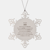 Mom Snowflake Ornament Gifts, To My Mom Never forget that I love you. You are my sunshine, Motivational Ornament For Mom, Keepsake Decorations Christmas Unique Gifts For Mom