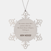New Mexico State Gifts, No matter where life's journey takes me, my heart always whispers, I belong in New Mexico, Proud New Mexico Snowflake Ornament Christmas For Men, Women, Friends