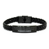 Pennsylvania State Gifts, No matter where life's journey takes me, my heart always whispers, I belong in Pennsylvania, Proud Pennsylvania Braided Leather Bracelet Birthday Christmas For Men, Women, Friends