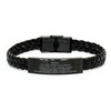 Sarcastic Anesthesiologist Gifts, Birthday Christmas Unique Braided Leather Bracelet For Anesthesiologist for Coworkers, Men, Women, Friends Being Anesthesiologist is Easy. It's Like Riding A Bike Except The Bike Is On Fire. You Are On Fire. Everything Is