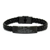 Sarcastic Podiatrist Gifts, Birthday Christmas Unique Braided Leather Bracelet For Podiatrist for Coworkers, Men, Women, Friends Being Podiatrist is Easy. It's Like Riding A Bike Except The Bike Is On Fire. You Are On Fire. Everything Is On Fire