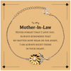 To My Mother-In-Law Sunflower Bracelet, I am always right there in your heart, Inspirational Gifts For Mother-In-Law, Reminder Birthday Christmas Unique Gifts For Mother-In-Law