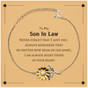 To My Son In Law Sunflower Bracelet, I am always right there in your heart, Inspirational Gifts For Son In Law, Reminder Birthday Christmas Unique Gifts For Son In Law