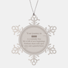 Moving to Idaho Gifts, Reminder that life is full of new beginnings, Idaho Christmas Friendship Snowflake Ornament For Men, Women, Friends, Coworkers