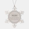 Moving to South Dakota Gifts, Reminder that life is full of new beginnings, South Dakota Christmas Friendship Snowflake Ornament For Men, Women, Friends, Coworkers