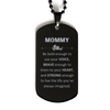 Mommy Black Dog Tag, Live the life you've always imagined, Inspirational Gifts For Mommy, Birthday Christmas Motivational Gifts For Mommy