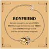 Boyfriend Sunflower Bracelet, Live the life you've always imagined, Inspirational Gifts For Boyfriend, Birthday Christmas Motivational Gifts For Boyfriend