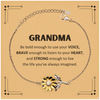 Grandma Sunflower Bracelet, Live the life you've always imagined, Inspirational Gifts For Grandma, Birthday Christmas Motivational Gifts For Grandma