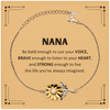 Nana Sunflower Bracelet, Live the life you've always imagined, Inspirational Gifts For Nana, Birthday Christmas Motivational Gifts For Nana
