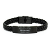 Funny Mechanic Gifts, Because I am the Mechanic, Appreciation Gifts for Mechanic, Birthday Braided Leather Bracelet For Men, Women, Friends