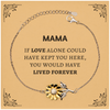 Sympathy Gifts For Loss Of Mama Memorial Sunflower Bracelet Gifts, Mama If love alone could have kept you here, you would have lived forever., In Loving Memory Mama Remembrance Gifts