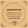 Sympathy Gifts For Loss Of Grandmother Memorial Sunflower Bracelet Gifts, Grandmother If love alone could have kept you here, you would have lived forever., In Loving Memory Grandmother Remembrance Gifts