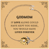 Sympathy Gifts For Loss Of Godmom Memorial Sunflower Bracelet Gifts, Godmom If love alone could have kept you here, you would have lived forever., In Loving Memory Godmom Remembrance Gifts