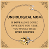 Sympathy Gifts For Loss Of Unbiological Mom Memorial Sunflower Bracelet Gifts, Unbiological Mom If love alone could have kept you here, you would have lived forever., In Loving Memory Unbiological Mom Remembrance Gifts