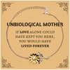 Sympathy Gifts For Loss Of Unbiological Mother Memorial Sunflower Bracelet Gifts, Unbiological Mother If love alone could have kept you here, you would have lived forever., In Loving Memory Unbiological Mother Remembrance Gifts