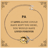 Sympathy Gifts For Loss Of Pa Memorial Sunflower Bracelet Gifts, Pa If love alone could have kept you here, you would have lived forever., In Loving Memory Pa Remembrance Gifts