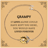 Sympathy Gifts For Loss Of Grampy Memorial Sunflower Bracelet Gifts, Grampy If love alone could have kept you here, you would have lived forever., In Loving Memory Grampy Remembrance Gifts