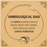 Sympathy Gifts For Loss Of Unbiological Dad Memorial Sunflower Bracelet Gifts, Unbiological Dad If love alone could have kept you here, you would have lived forever., In Loving Memory Unbiological Dad Remembrance Gifts